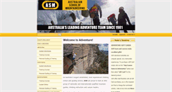 Desktop Screenshot of climbingadventures.com.au